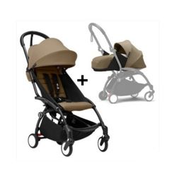 YOYO 3 silla de paseo + pack recién nacido 0+ de Stokke chasis negro